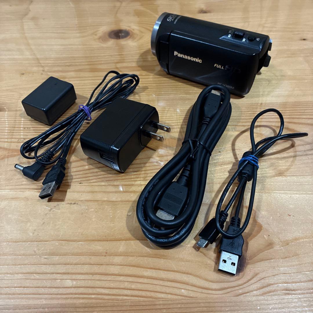 【美品】Panasonic HC-V360M 50倍ズーム 手ブレ補正