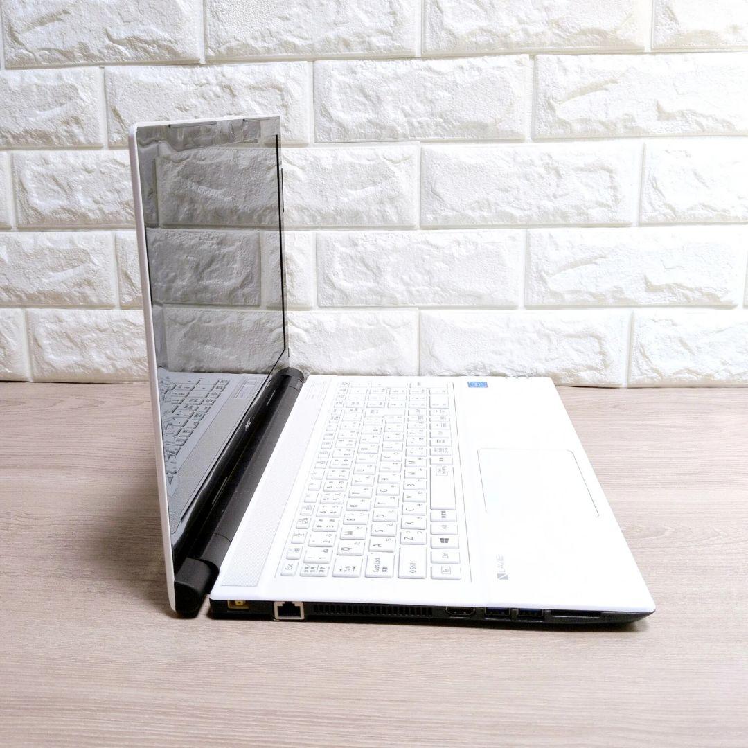 NEC✨白ノートパソコン✨事務作業や副業に✨Windows11／SSD／美品