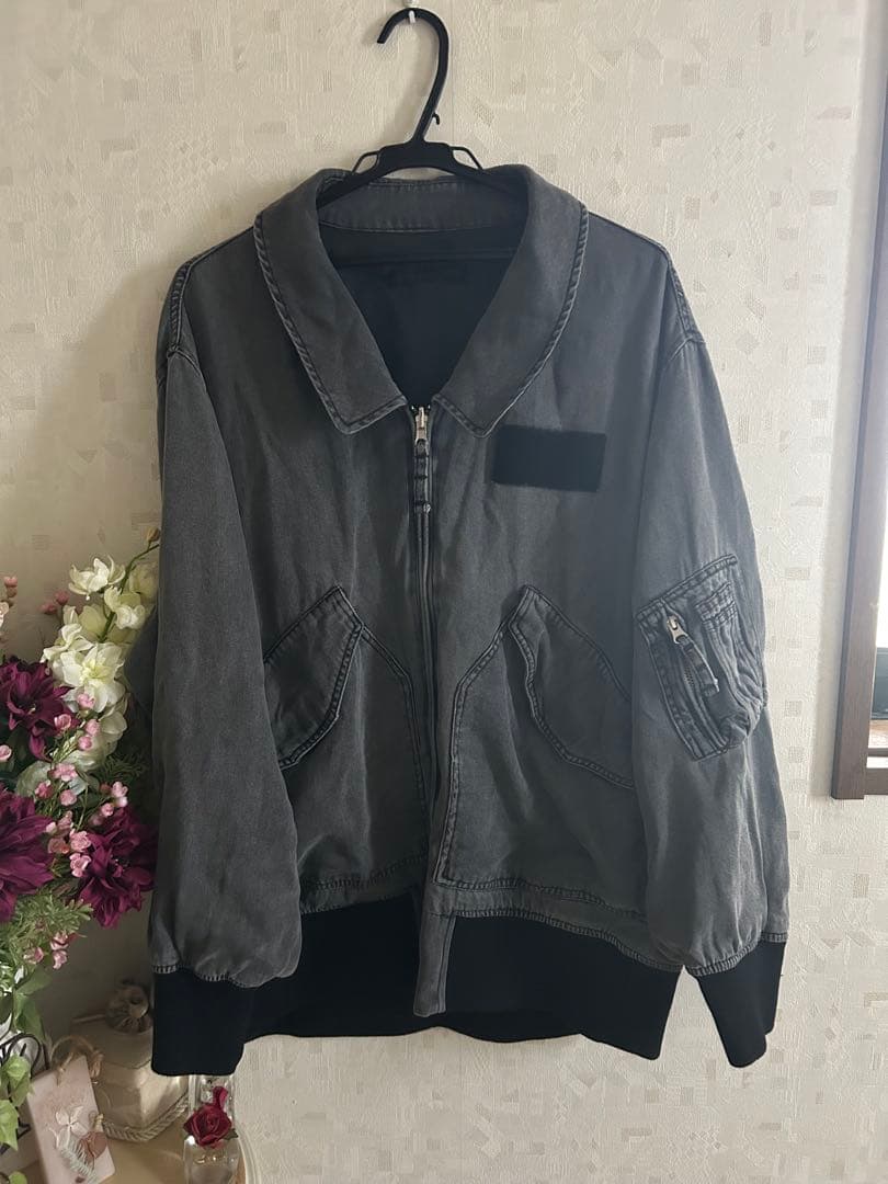 【完売品】ジーナシス　リバーシブルフライトジャケット