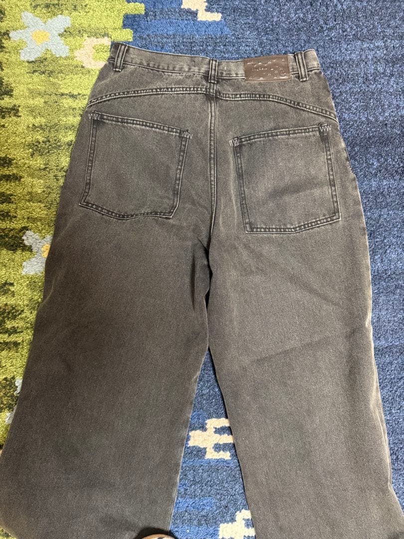 COYSEIDO ダークブラウン ワイドレッグデニム サイズ1