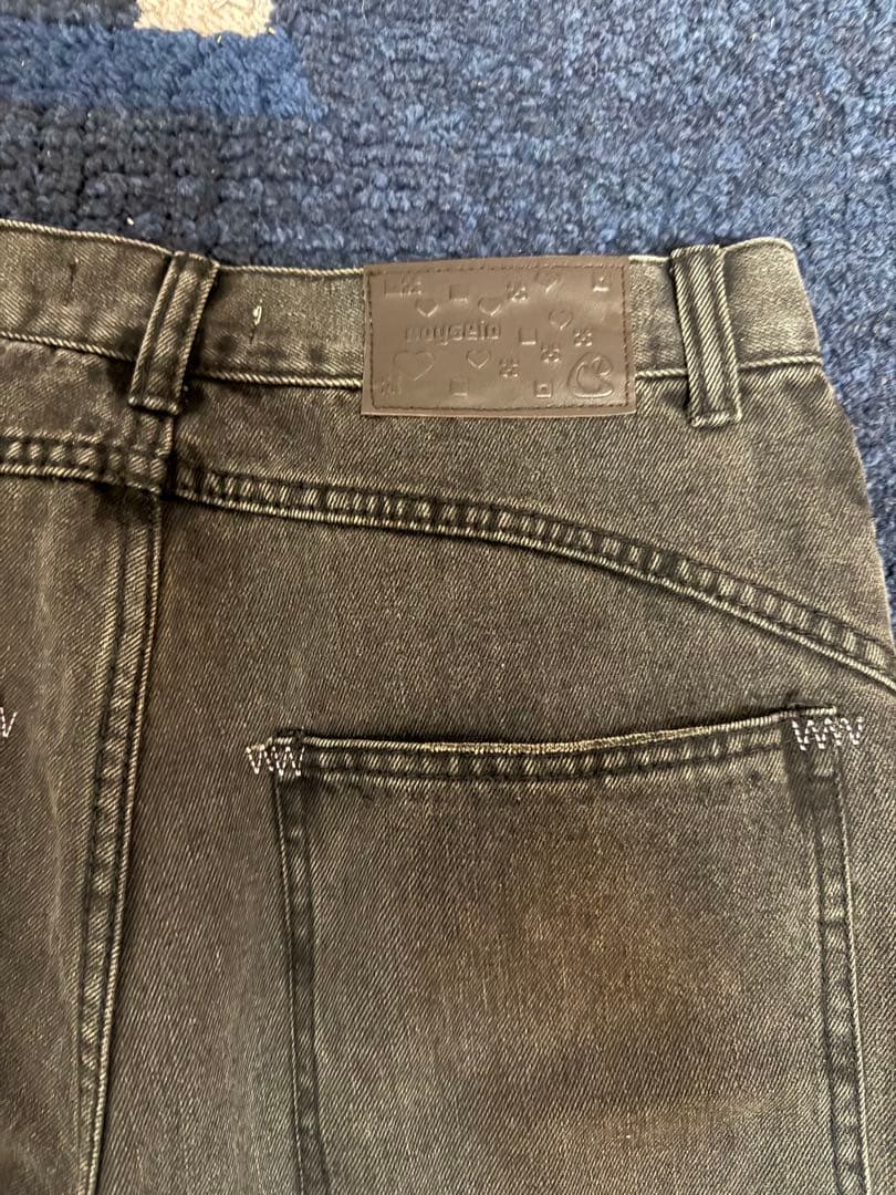 COYSEIDO ダークブラウン ワイドレッグデニム サイズ1