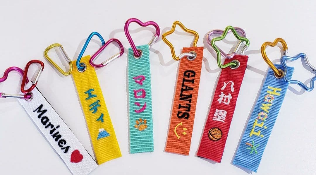 ネームタグ　ハングルネームタグ　スーツケースネームタグ　刺繍　名札