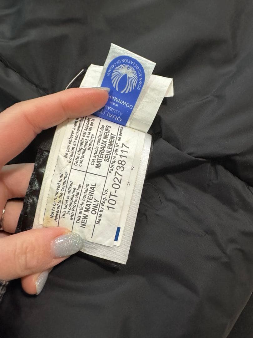 カナダグース ブラック ダウンジャケット XS