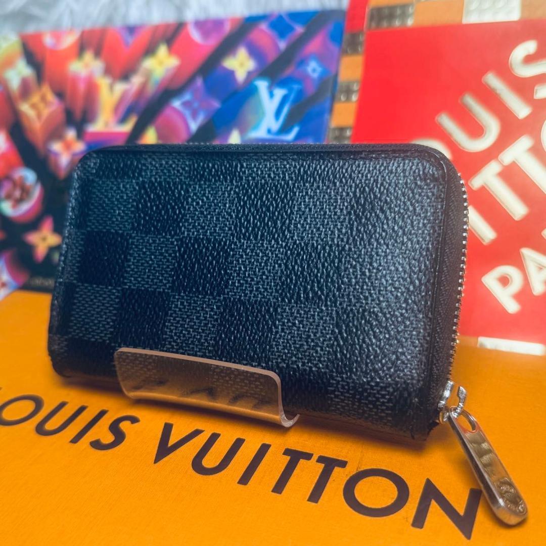 【セール】ルイヴィトン ダミエ・グラフィット ジッピーパース ケース