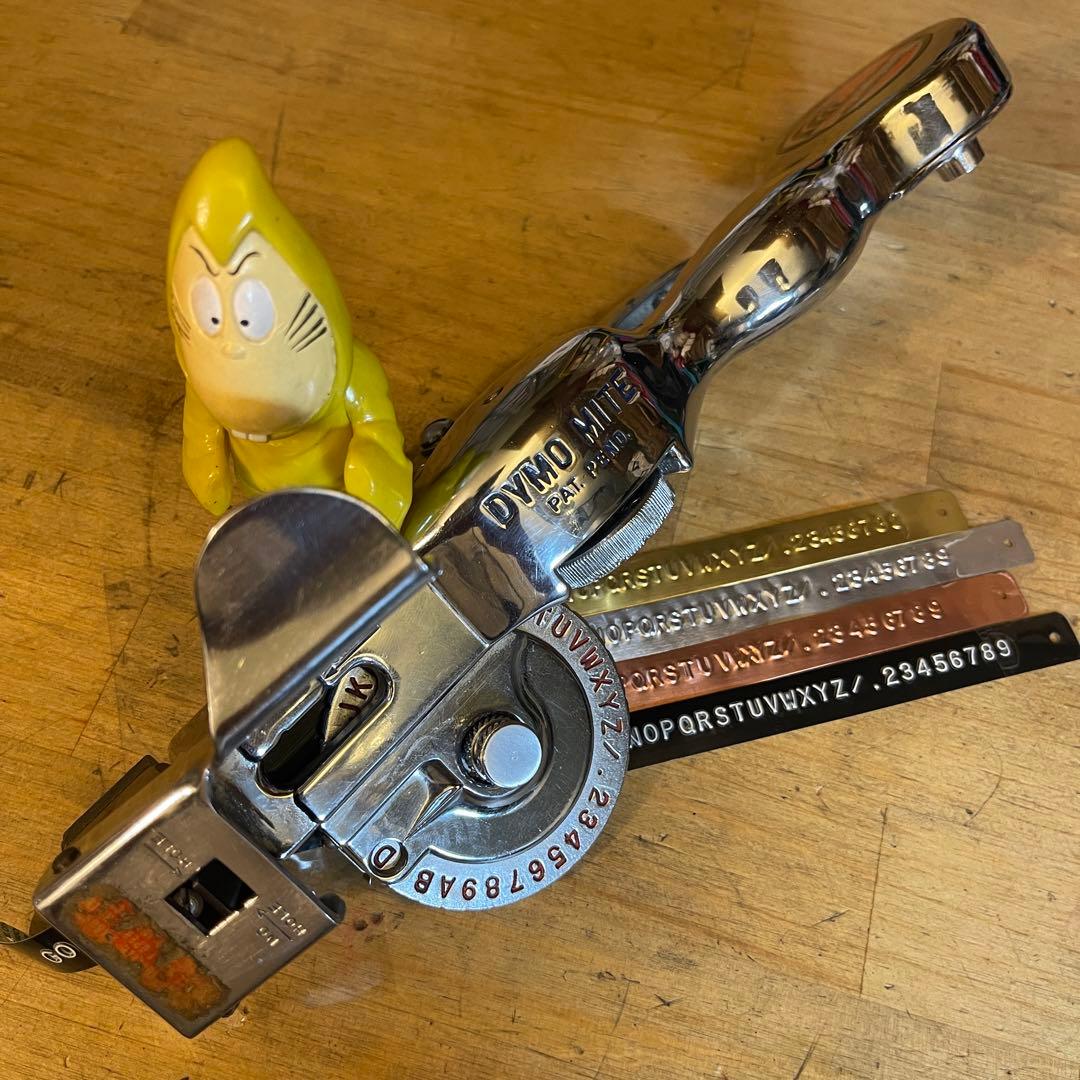 ■製品保証■【機関良・美品】ダイモ テープライター M-3 DYMO 18010
