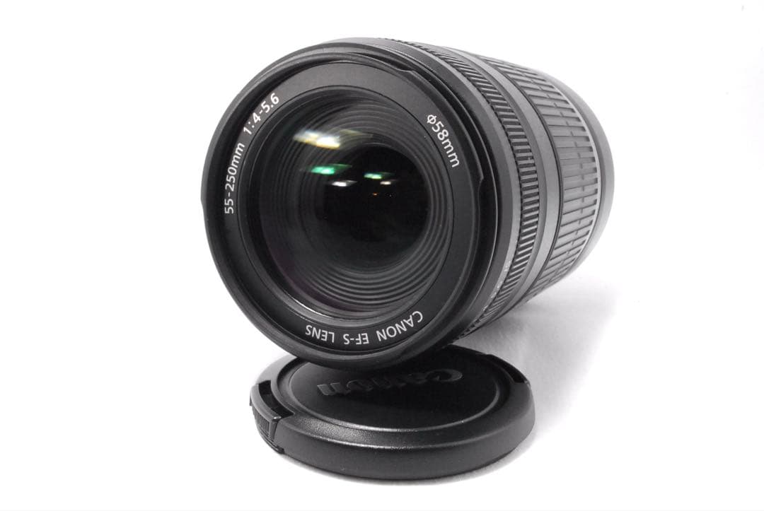美品✨手ぶれ補正機能付✨Canon EF-S 55-250mm IS望遠レンズ