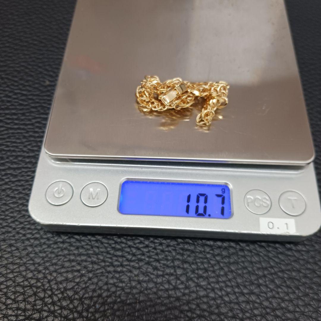 (C011304) K18 YG 喜平8面トリプル ブレスレット メンズ