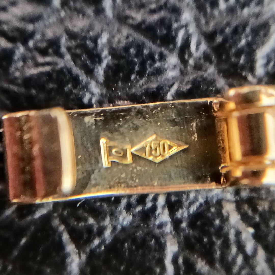 (C011304) K18 YG 喜平8面トリプル ブレスレット メンズ