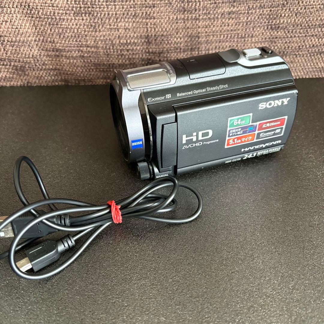 【美品】SONY ソニー デジタルビデオカメラ HDR-CX720V
