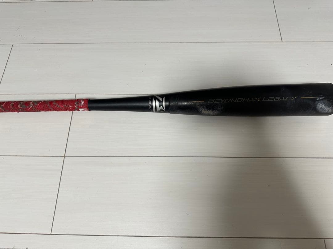 レガシー 軟式バット 黒/赤 バットケース付き