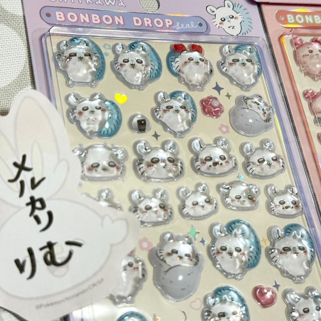 〈購入後24時間以内発送〉ちいかわ ボンボンドロップシール 4点セット