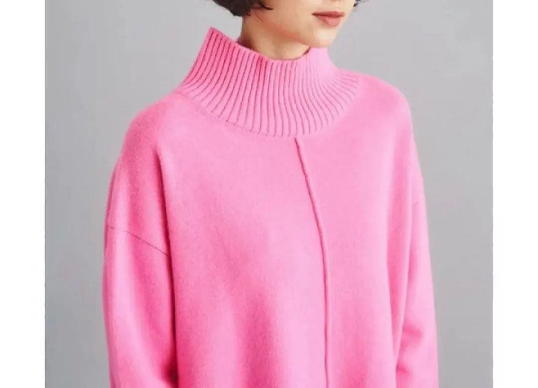 Diagramリラクシールーズニット　ピンク　 グレースコンチネンタル　タートル