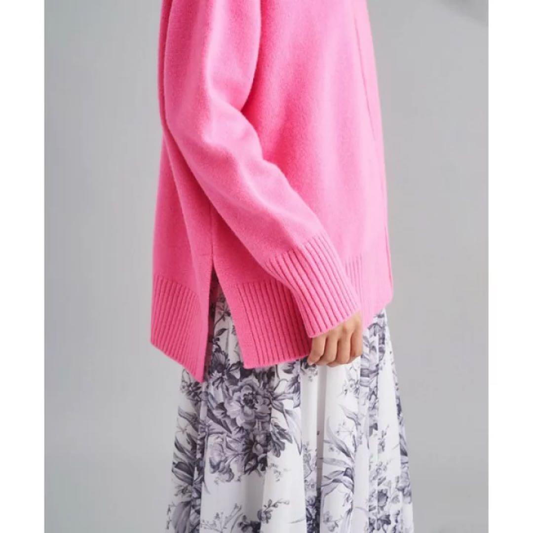 Diagramリラクシールーズニット　ピンク　 グレースコンチネンタル　タートル