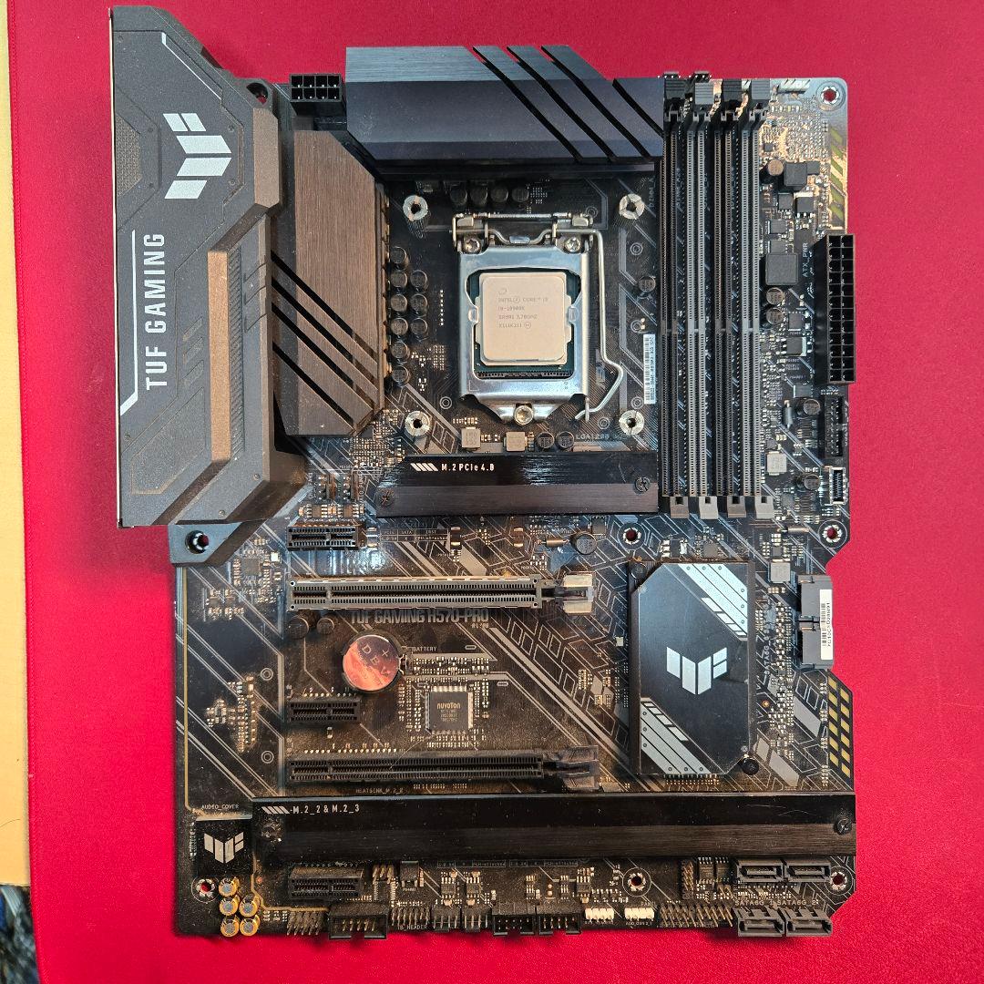 Core i9-10900K + TUF GAMING H570-PROセット