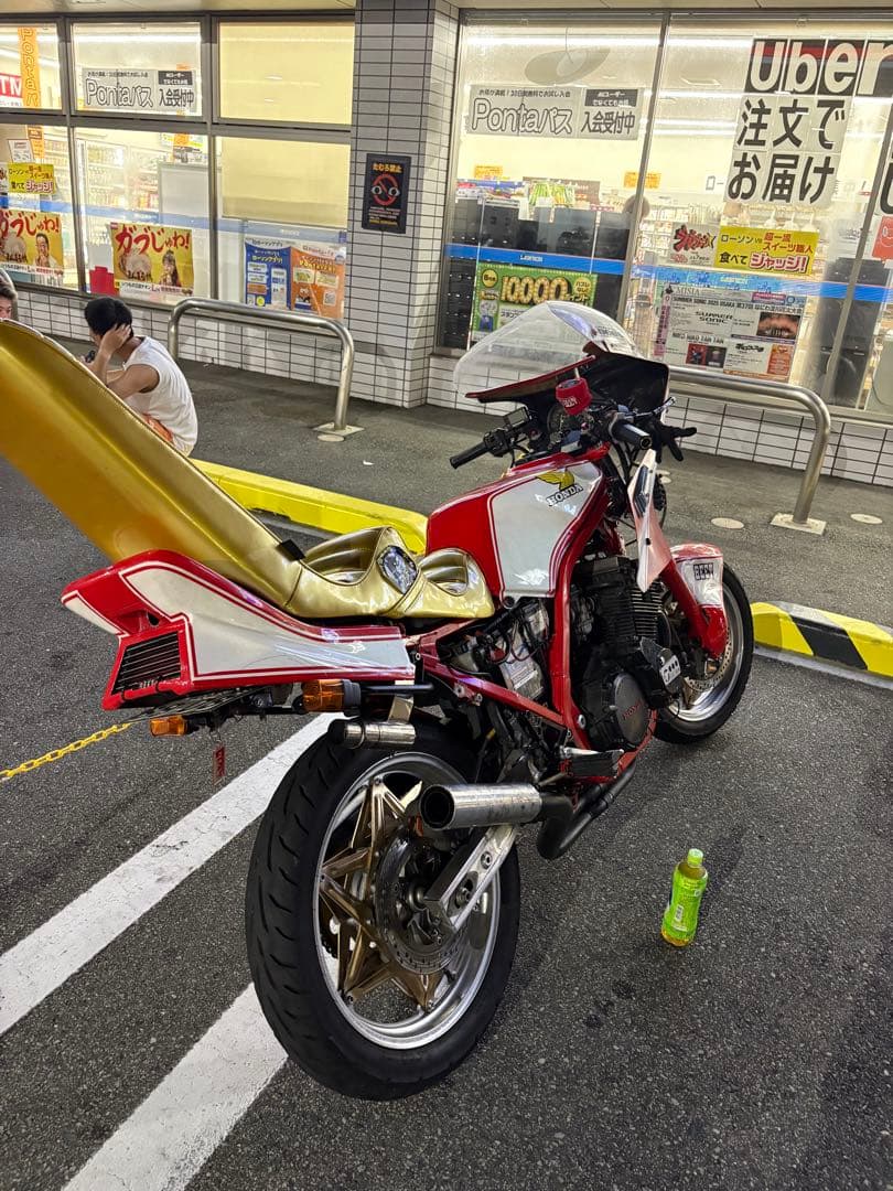 cbr400fラクダ3段大川シート
