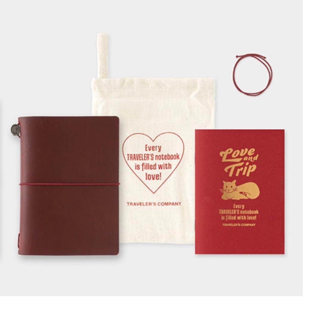 トラベラーズノート Love and trip パスポートサイズ