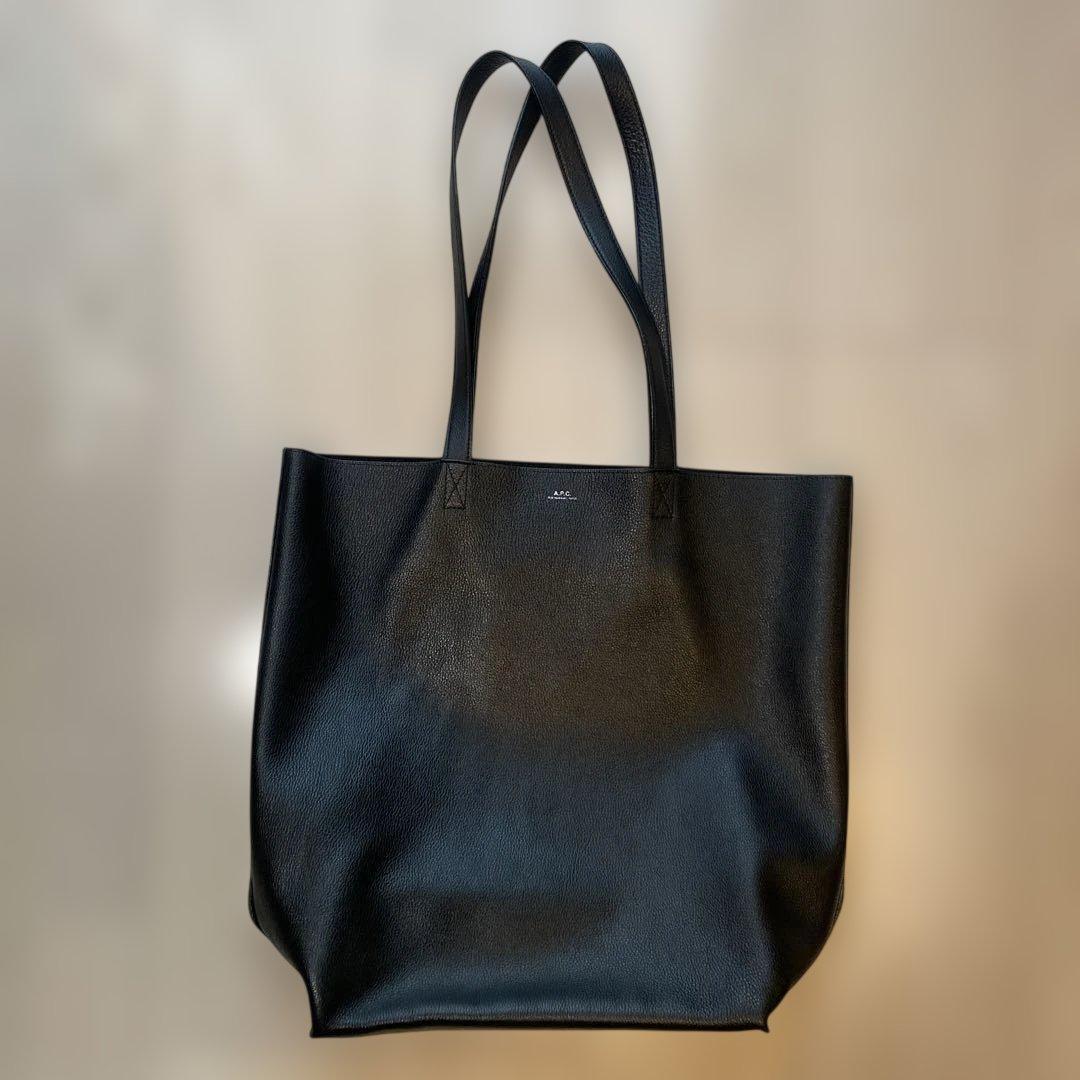 A.P.C. アーぺーセー トートーバック 黒 ブラック レザー