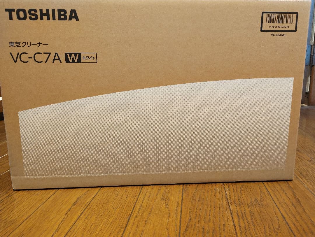 TOSHIBA VC-C7A ホワイト キャニスター掃除機 本体（未開封）