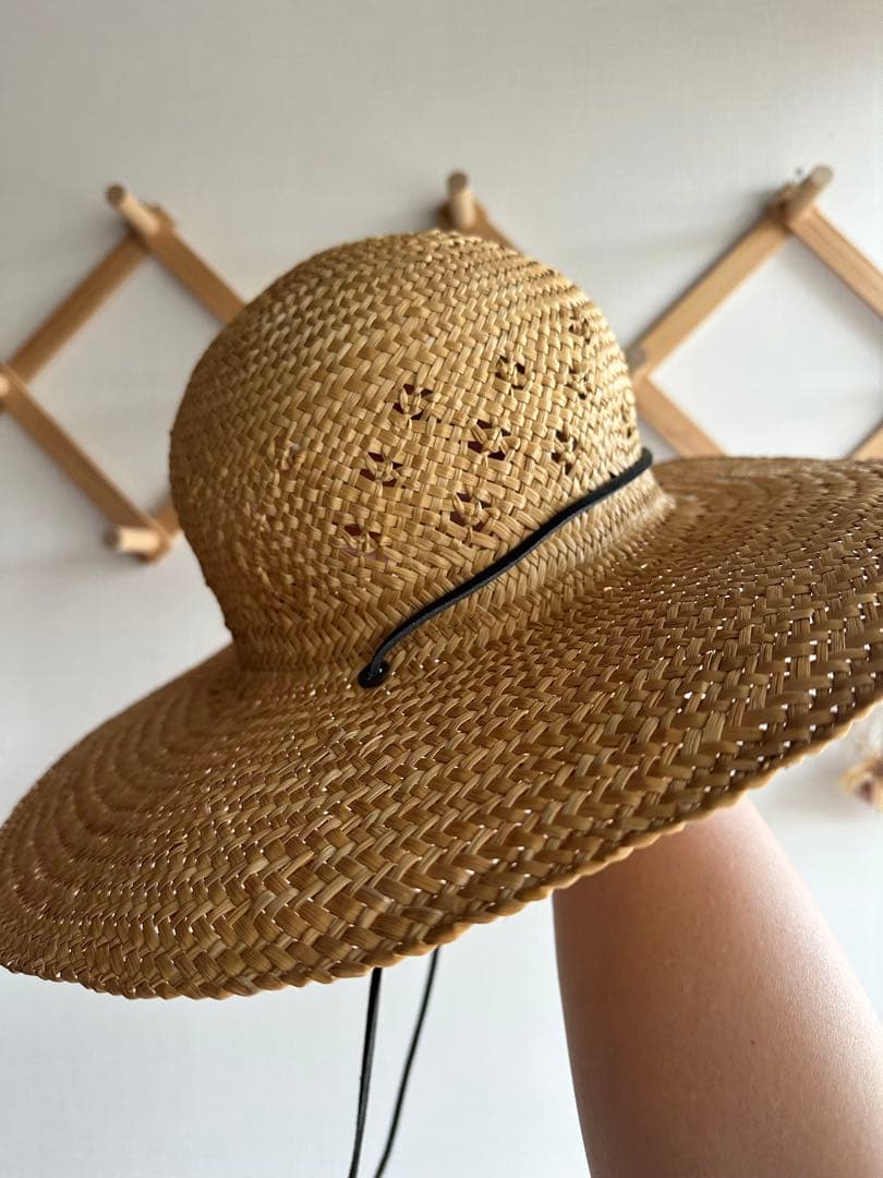 BROOKES BOSWELL つば広　麦わら帽子【19】