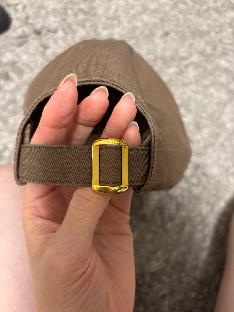 【値下げ不可】CELINE ベースボールキャップ ブラウン