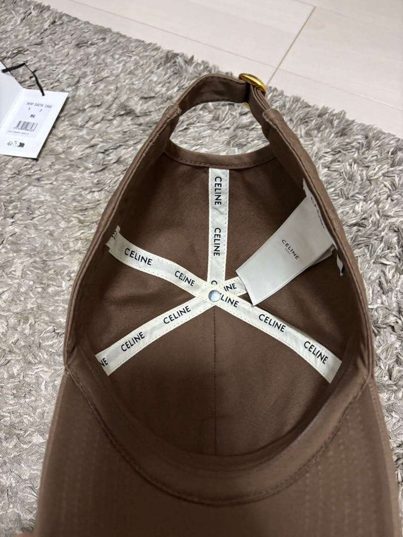 【値下げ不可】CELINE ベースボールキャップ ブラウン