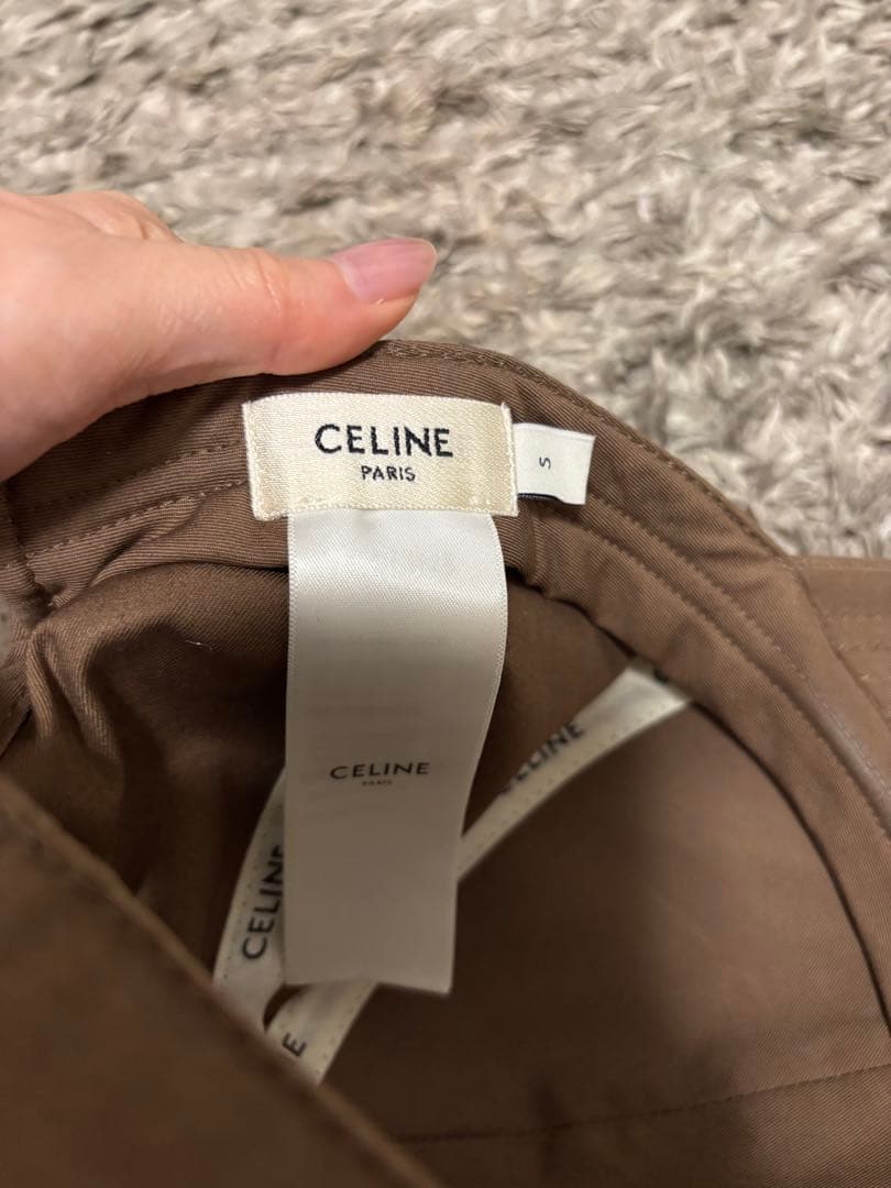 【値下げ不可】CELINE ベースボールキャップ ブラウン