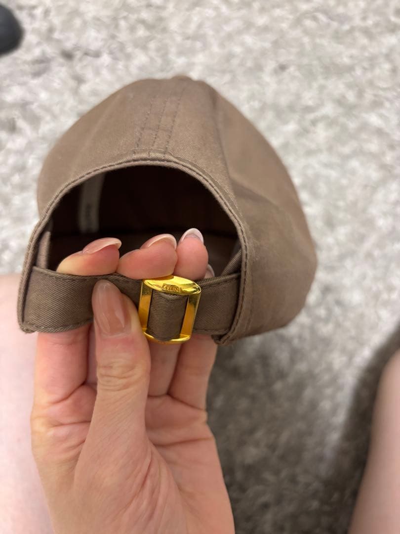 【値下げ不可】CELINE ベースボールキャップ ブラウン