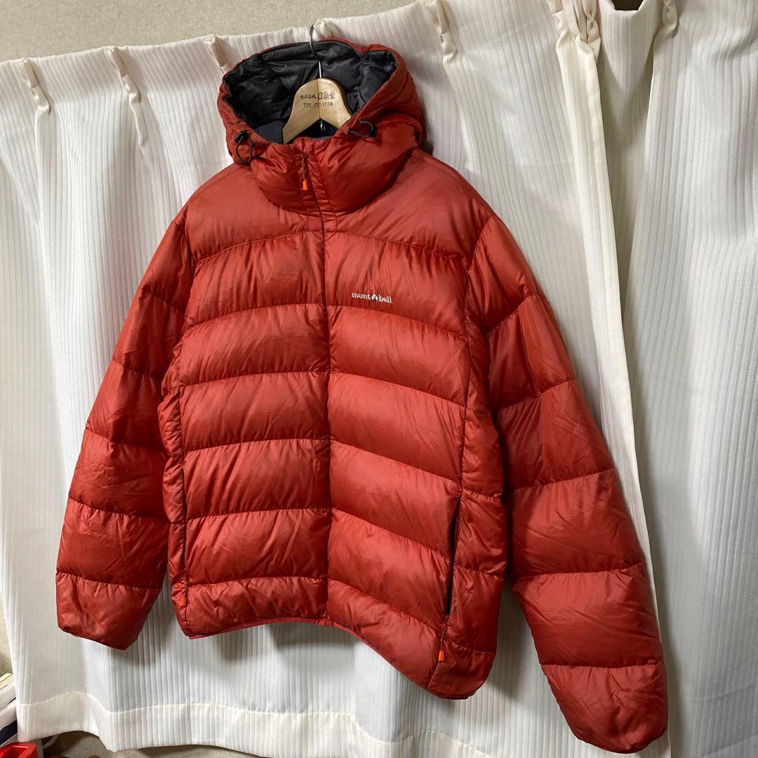 montbell ライトアルパインダウンパーカダウンジャケット廃盤モデルオレンジ