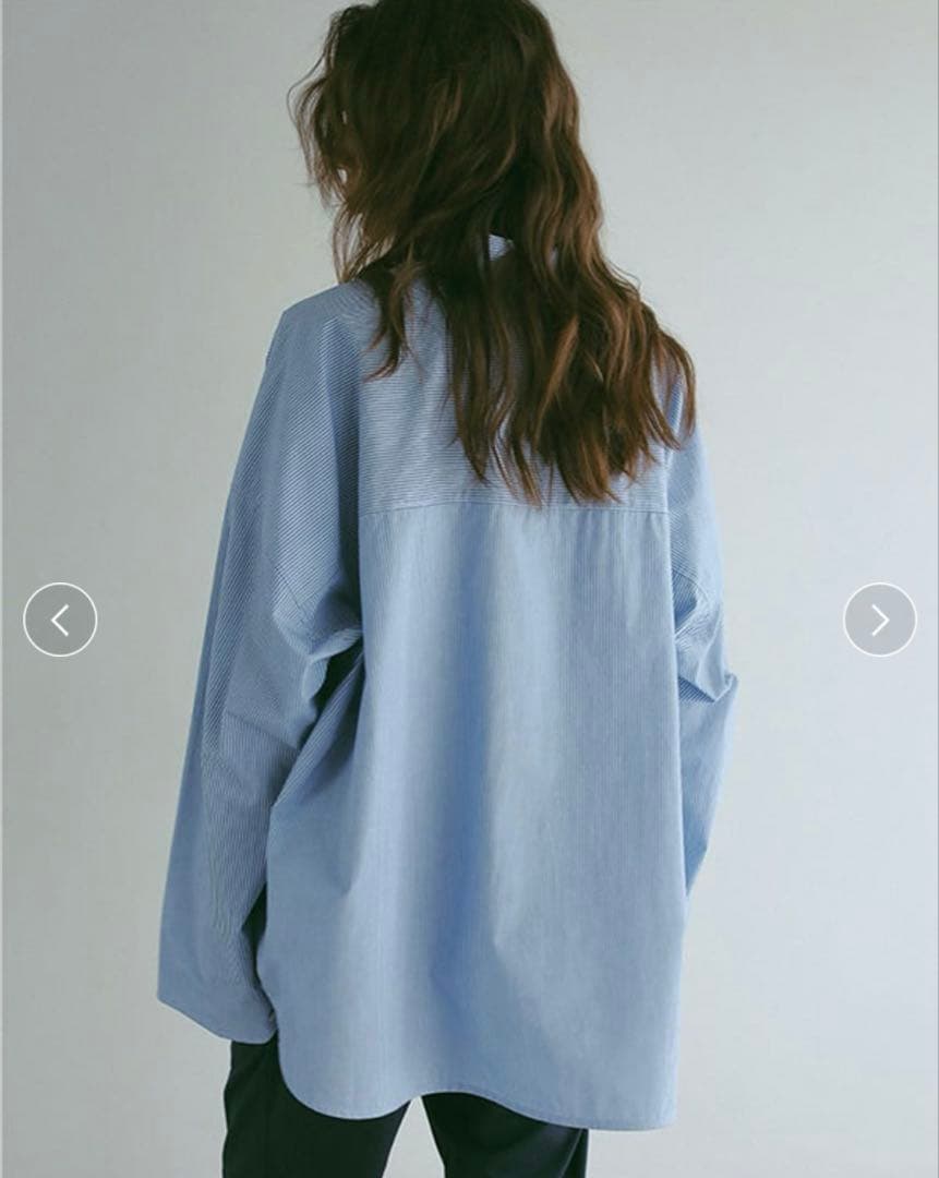 ETRÉ TOKYO ストライプボックスシャツ&ストライプバルーンショートパンツ