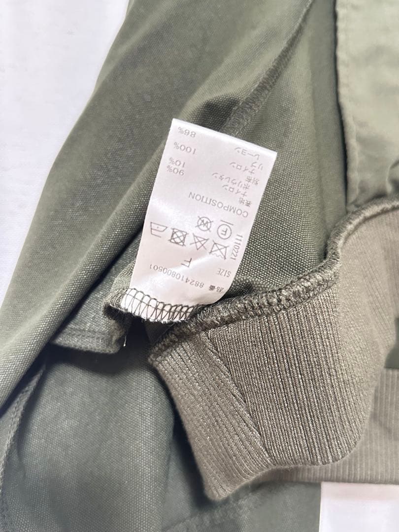 OMMO オーエムエムオー MA-1 DOCKING JK TOP カーキ