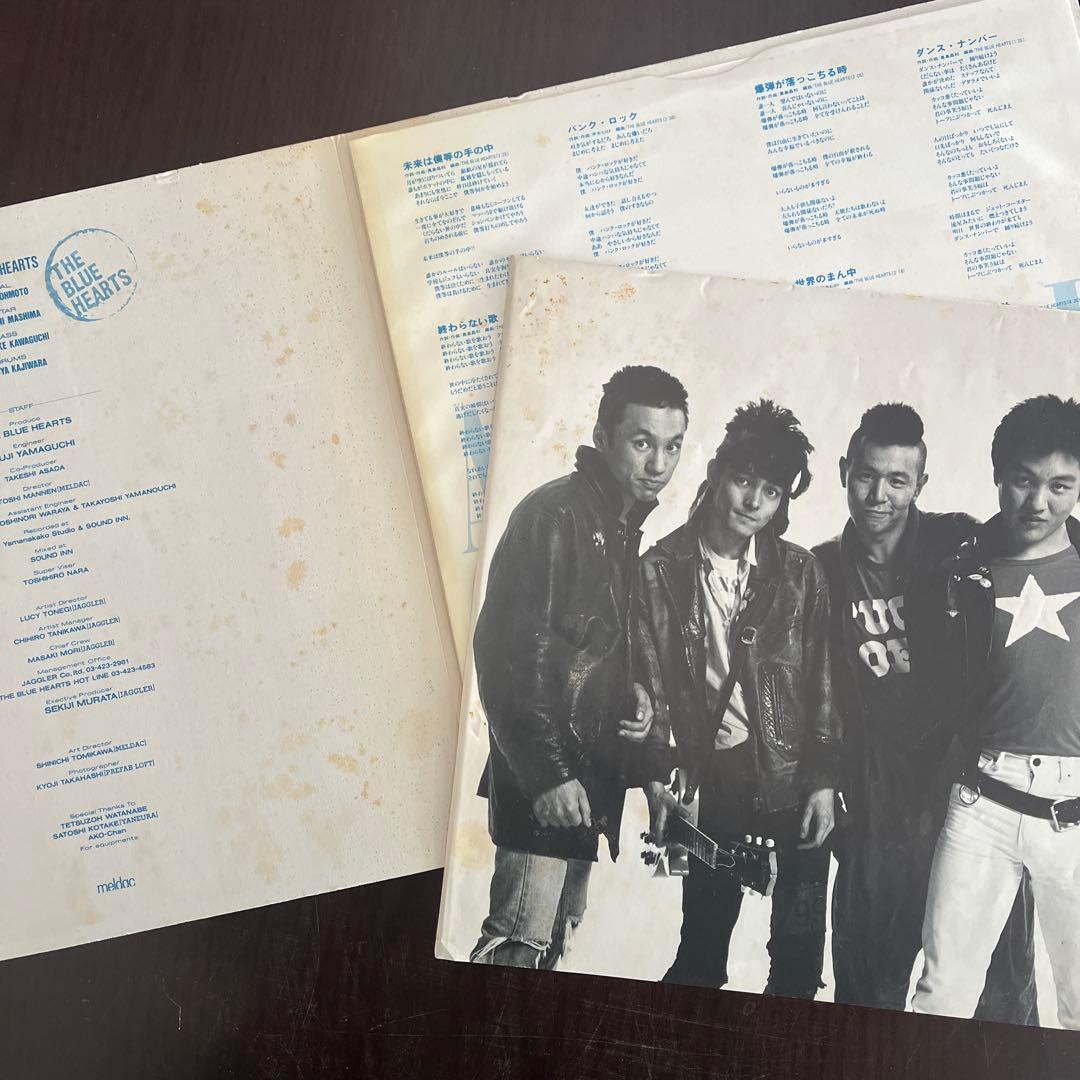 THE BLUE HEARTS アナログレコード　段ボール