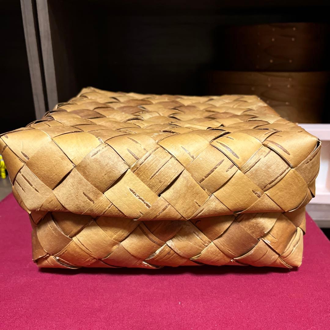 値下げ　期間限定セールGalina ガリーナ 白樺かご　フィンランド　収納