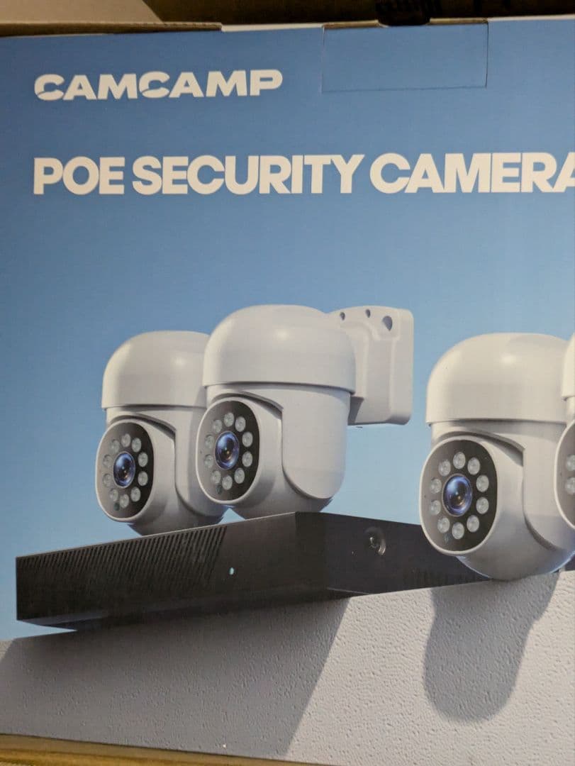 500万画素 防犯カメラ 4台セット 有線 3TB 大容量 スマホ アプリ 防水