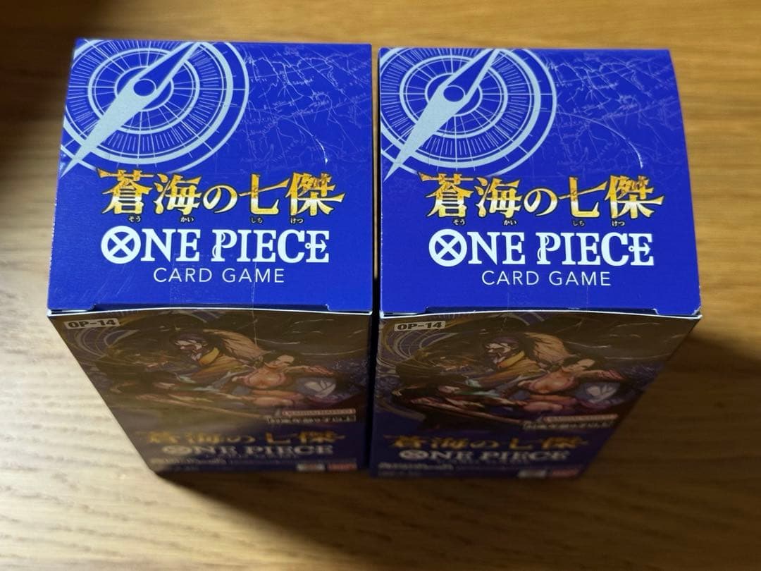 ✨未開封テープ付き✨ ワンピースカード OP-14 蒼海の七傑 2BOX