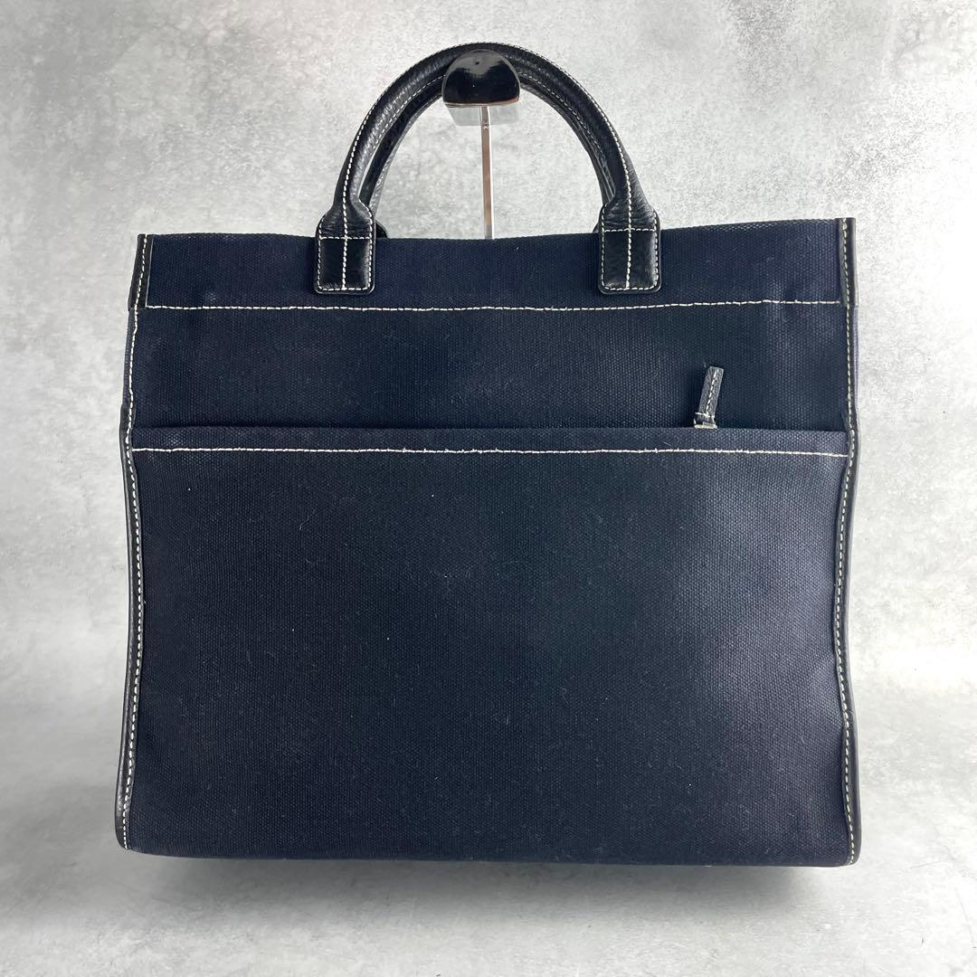 入手困難✨ ティファニー ジットーニ 2way キャンバス レザー ネイビー