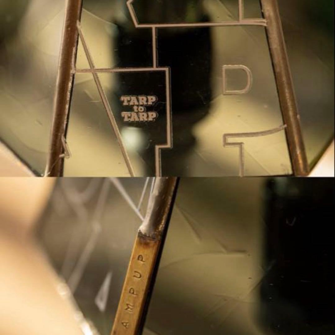 【新品】TARPtoTARP GLASS SHADE & WOOD STAND