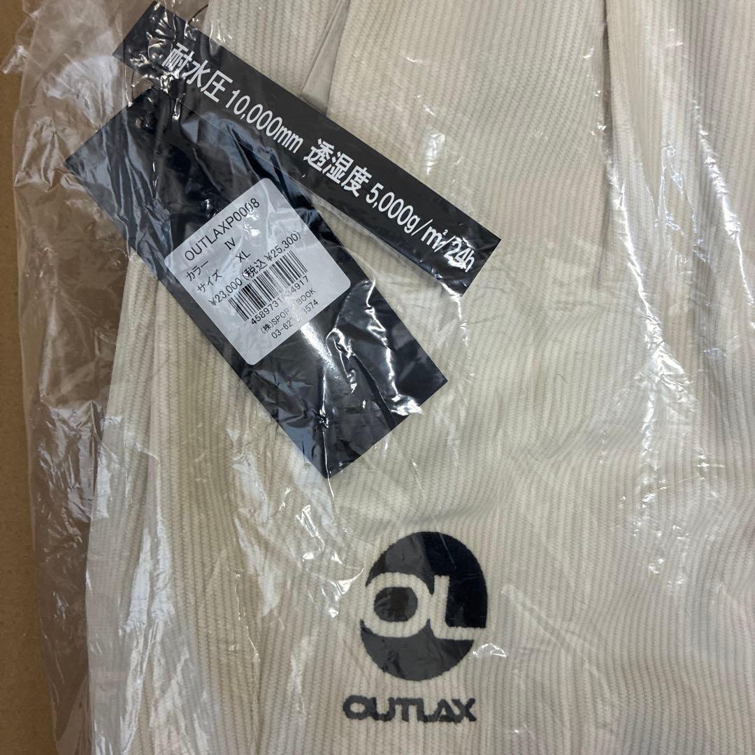 【新品】OUTLAX スノーボードウェア XL コーデュロイPANTSのみ