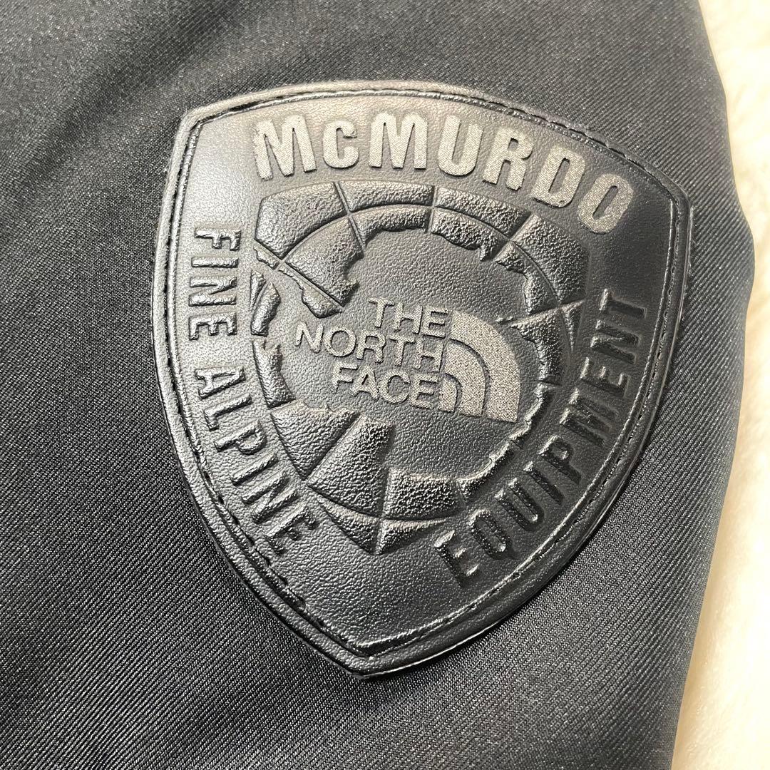 【THE NORTH FACE】マクマードシリーズ　ロゴワッペン　黒　XL 紳士