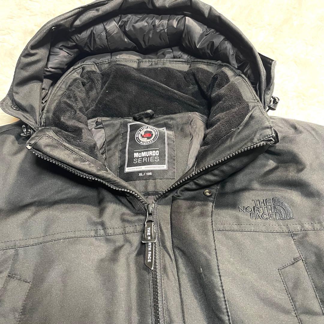 【THE NORTH FACE】マクマードシリーズ　ロゴワッペン　黒　XL 紳士