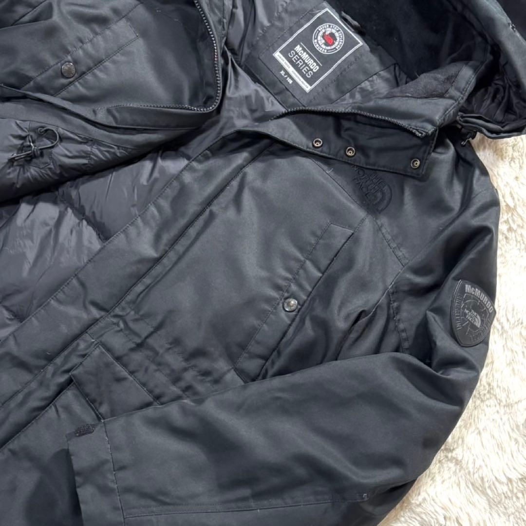 【THE NORTH FACE】マクマードシリーズ　ロゴワッペン　黒　XL 紳士
