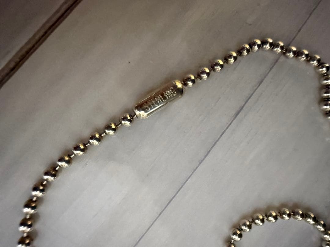 クロムハーツ　ボールチェーン　52センチ