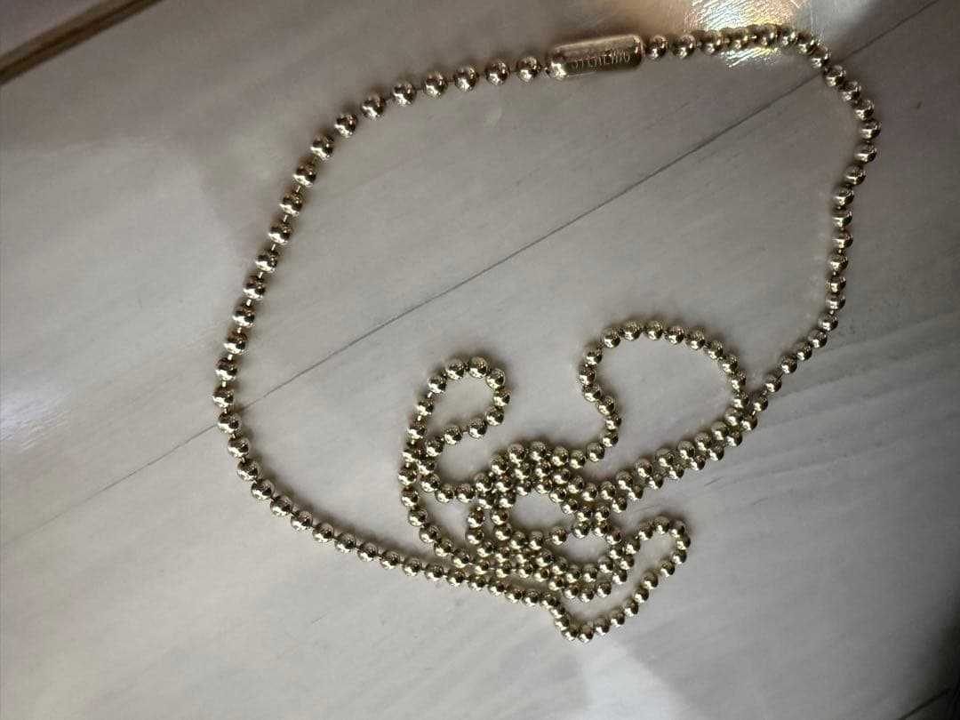 クロムハーツ　ボールチェーン　52センチ