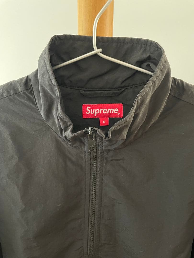 SUPREME Corner Arc Half Zip Pullover 黒 S