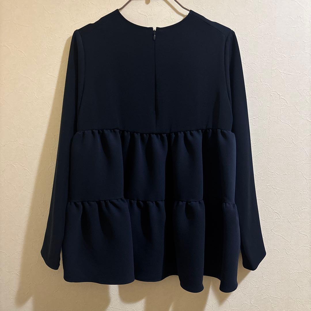 YOKOCHAN ネイビートップス