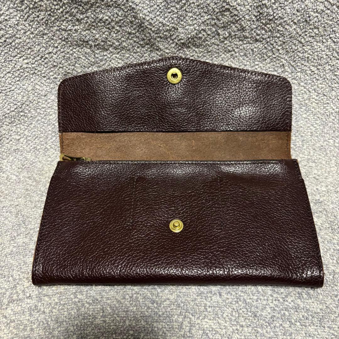 【極美品】イルビゾンテ　ロングウォレット　長財布　シボ革