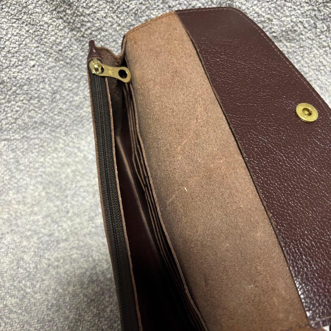 【極美品】イルビゾンテ　ロングウォレット　長財布　シボ革