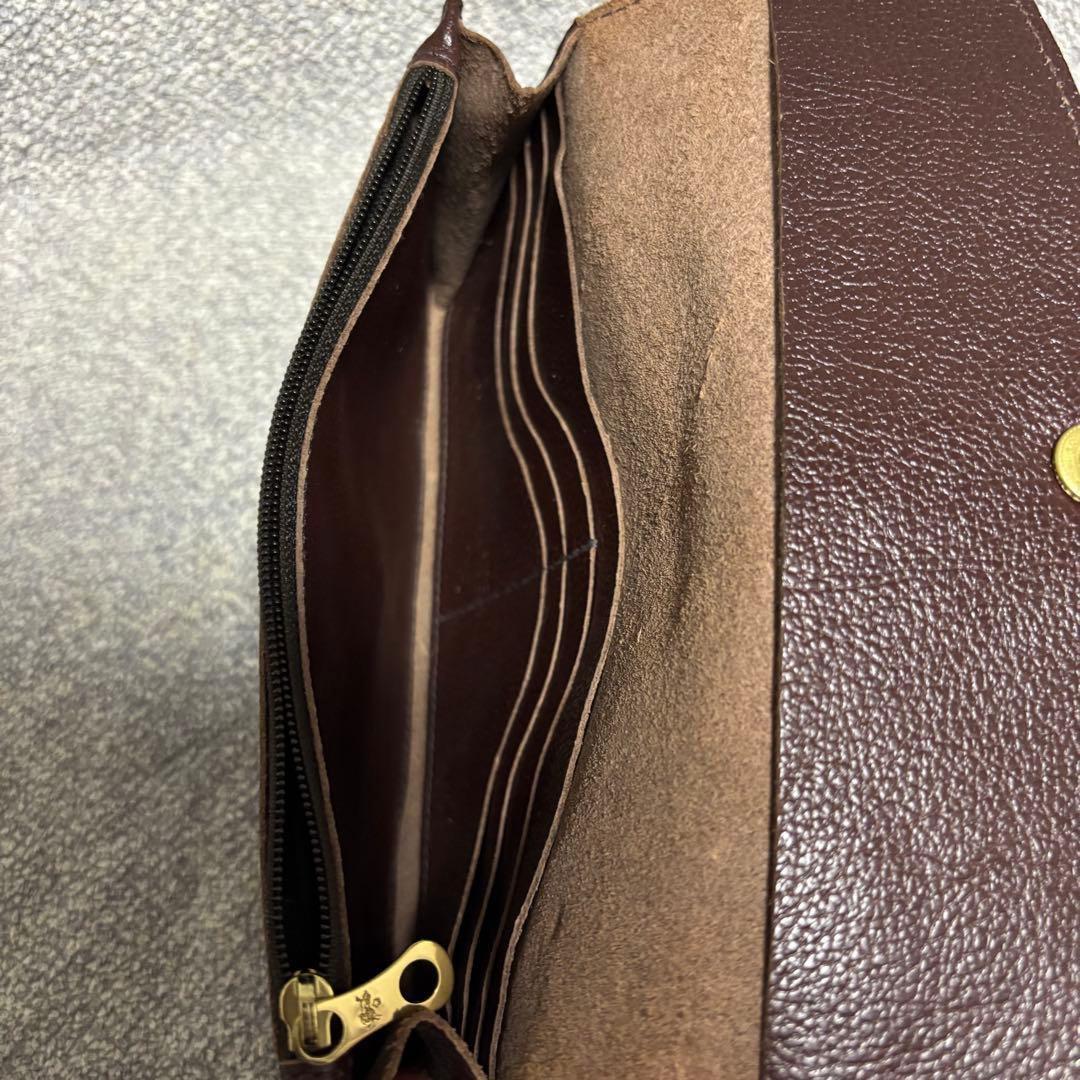 【極美品】イルビゾンテ　ロングウォレット　長財布　シボ革