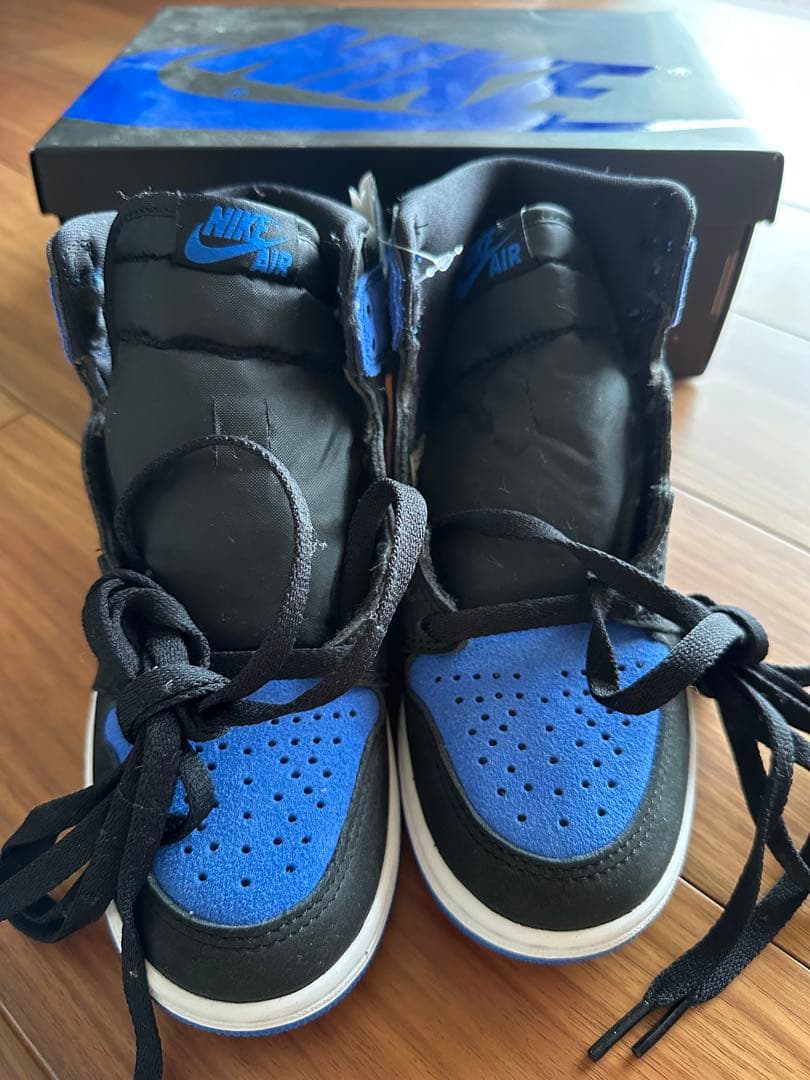 エアジョーダン Nike 青黒 ハイカットスニーカー