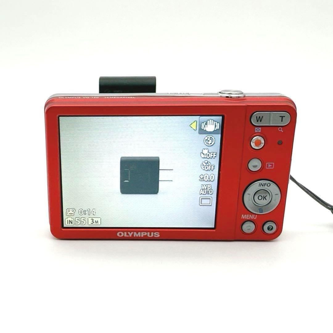 OLYMPUS オリンパス VG-120 デジカメ 充電器付 1400万画素