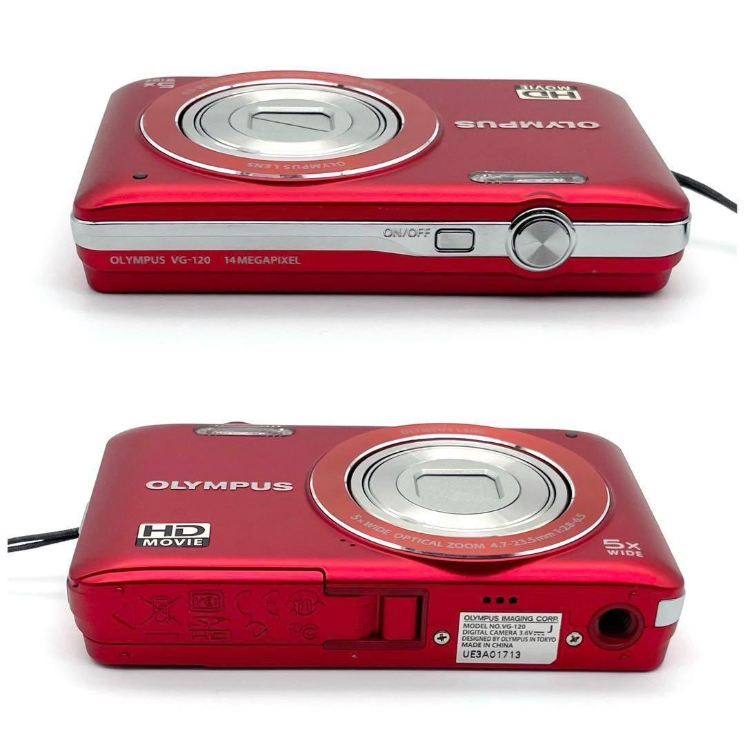 OLYMPUS オリンパス VG-120 デジカメ 充電器付 1400万画素